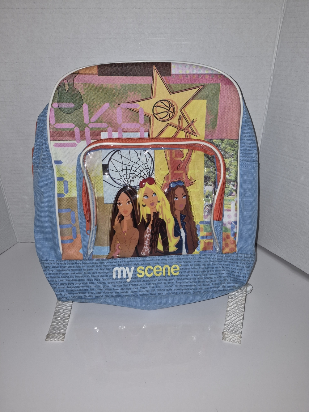 Mattel My Scene Light Blue Girls Backpack
